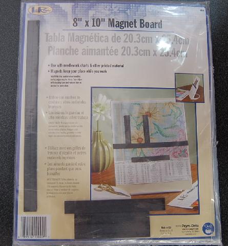LoRan 8 x 10 inch Magnet Board MB-8 with Ruler