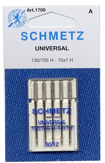 Schmetz #1709 Universal Needles Size 12/#80