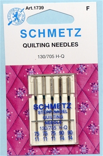 Schmetz #1739 Quilting Needles Size 75/90
