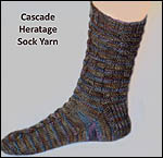 Cascade B & B Sock Pattern