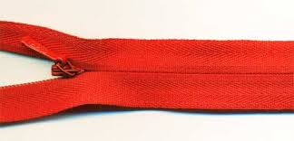 09 inch - Invisible Zipper - Unique by YKK - Apple Red