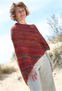 Knitting at Noon Pattern Easy Eyelet Poncho