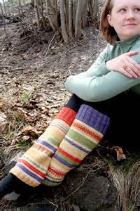 Knitting at Noon Pattern Funky Punky Leg Warmers