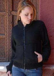 Misti Alpaca Pattern Mistis Unisex Classic Zip Jacket