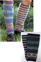 Green Mountain Spinnery Pattern Renaissance Leg Warmers