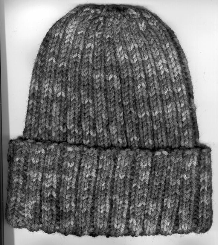 Encore Colorspun Ribbed Watchcap Free Pattern #F003