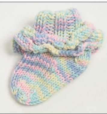 Jeannee Ruffled Baby Socks Pattern