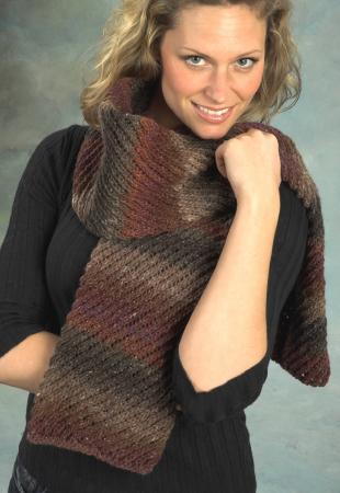 Boku Diagonal Tube Scarf Pattern