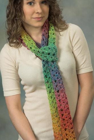 Kudo Crochet Scarf Pattern #393