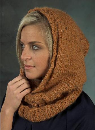 Baby Alpaca Grande Hooded Neckwarmer Pattern