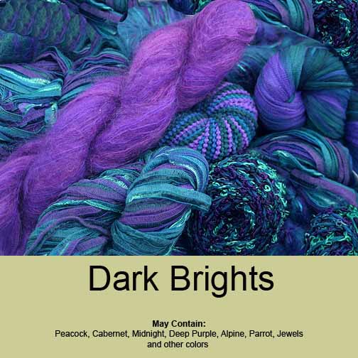 Prism 2.5 lb Fiber Arts Bag Dark Brights Colorway