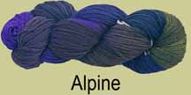 Prism Saki Sock Yarn Colorway Alpine
