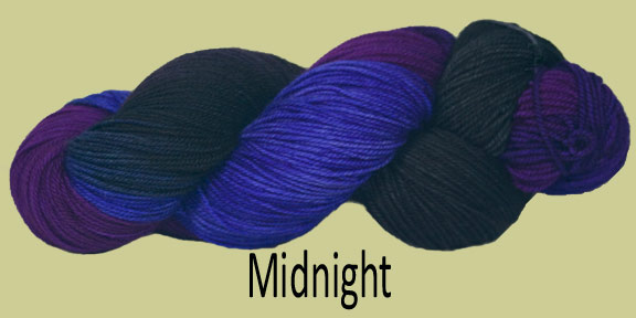 Prism Saki Sock Yarn Colorway Midnight
