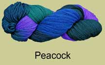 Prism Saki Sock Yarn Colorway Peacock