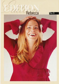 Edition Rebecca Wrap Sweater With Frills Knit Pattern 8