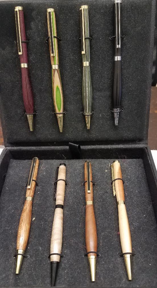 Rosamund Wood Turnings Hand Made Cross-Refill Twist Pens