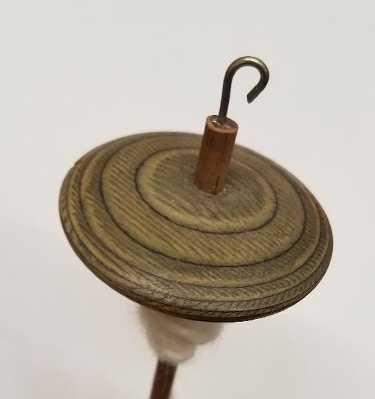 Drop Spindle - Laminated Hardwood Gray/Black - 2 1/4 inch 1 oz