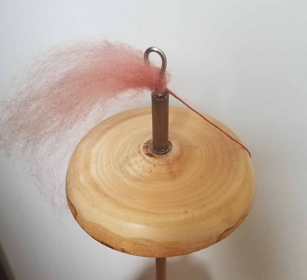 Rosamund Wood Turnings Drop Spindle - Maple - 3 inch 1.2 oz