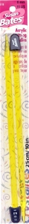 Susan Bates Crystalites 10 Inch Knitting Needle Size #11 Yellow
