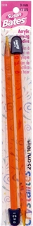 Susan Bates Crystalites 10 Inch Knitting Needle Size #13 Orange