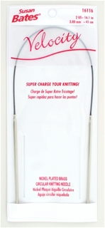 Susan Bates Velocity Knitting Needles US  #2 (2.75 mm) 29 inch (73.5 cm)
