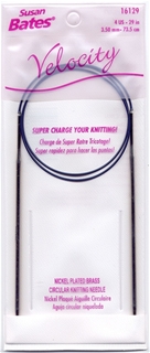 Susan Bates Velocity Knitting Needles US  #4 (3.5 mm) 29 inch (73.5 cm)