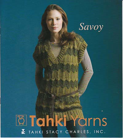 Tahki Yarns Savoy 2008 Pattern Leaflet