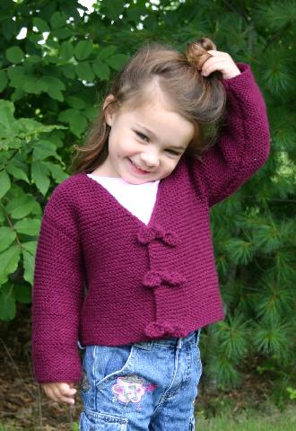 Bowtiful Cardigan and Hat by Tonia Barry