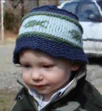 Gone Fishing Hat Knitting Pattern by Tonia Barry