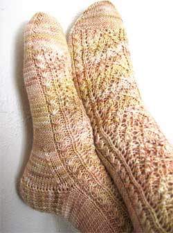Madeline Tosh Elves and Elms Socks Pattern
