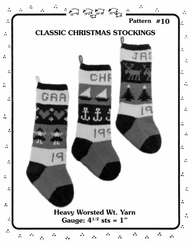 Yankee Knitters Classic Christmas Stockings