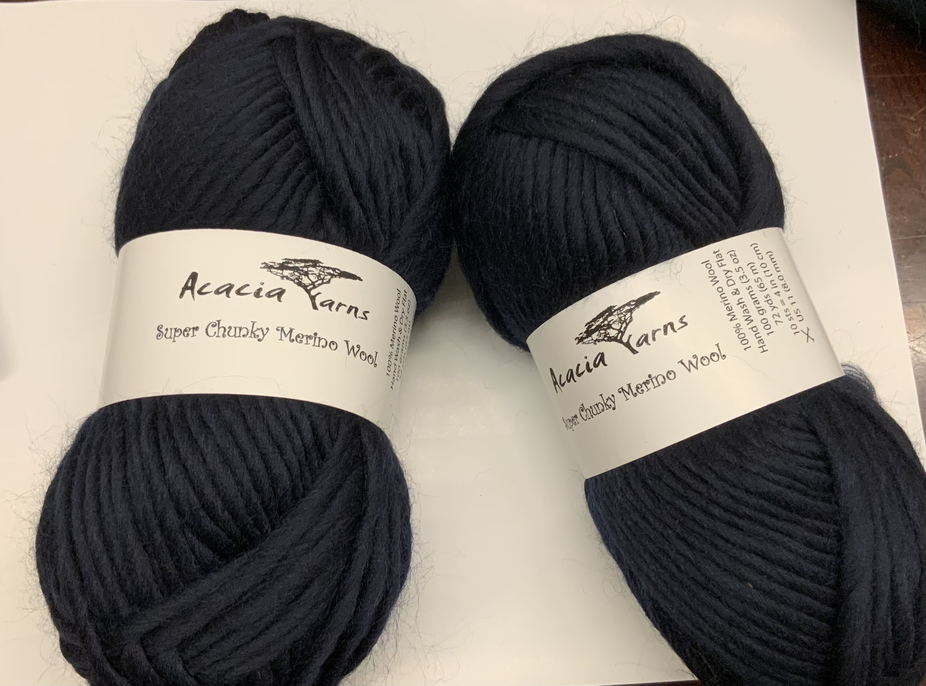 Acacia Yarns Super Chunky Merino Wool Yarn - 005