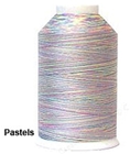 YLI 40/3 Variegated Machine Quilting Thread - 10V Pastels