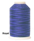 YLI 40/3 Variegated Machine Quilting Thread - 25V Royal