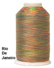 YLI 40/3 Variegated Machine Quilting Thread - 71V Rio de Janeiro