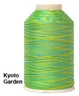 YLI 40/3 Variegated Machine Quilting Thread - 76V Kyoto Garden