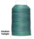 YLI 40/3 Variegated Machine Quilting Thread - 77V Alaskan Twilight