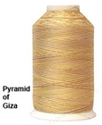YLI 40/3 Variegated Machine Quilting Thread - 81V Pyramids of Giza