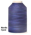 YLI 40/3 Variegated Machine Quilting Thread - 85V Nordic Fjord