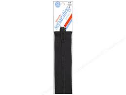 14 inch (36 cm) - Coats Lightweight Separating Zipper - Black