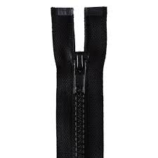14 inch (35 cm) - Coats Sport Closed Bottom Zipper - Black