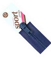 12 inch (30 cm) - Coats Sport Closed Bottom Zipper - Blue