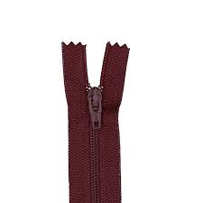 14 inch (35 cm) - Coats Sport Closed Bottom Zipper - Maroon