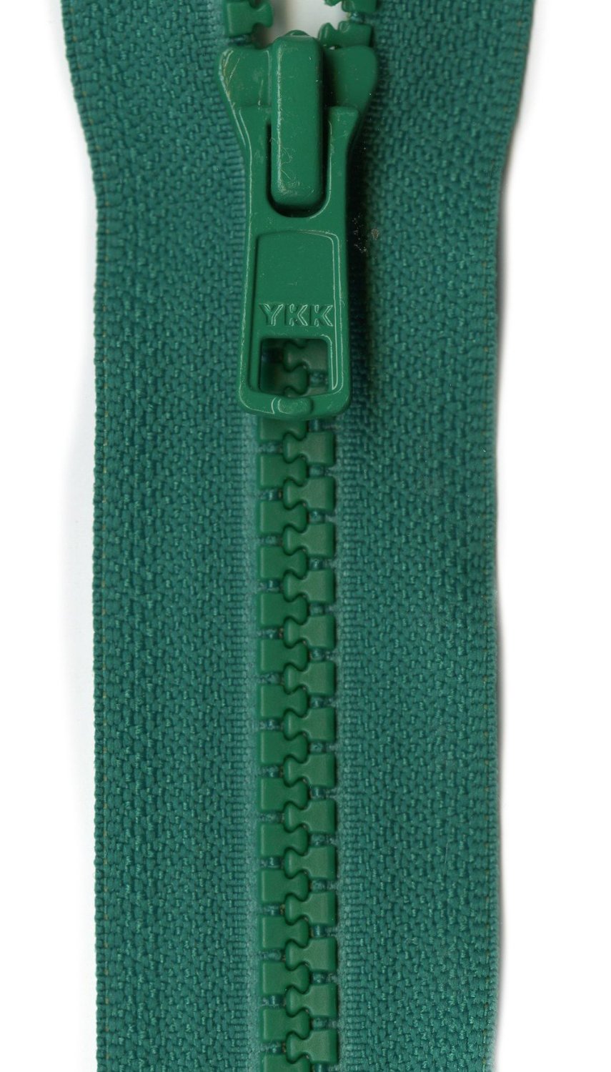 18 inch (45 cm) - YKK Vislon Activewear Separating Zipper - Kelly Green